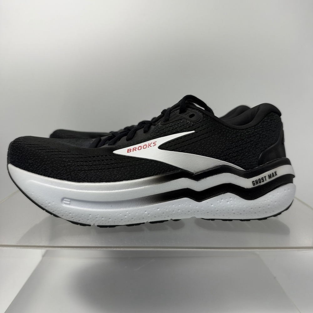 Brand New Brooks Ghost Max 2 Black White 1104311D027 Running Shoes Men's Size 8